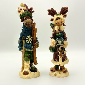 VTG Boyd's Bears & Friends Folkstone Collection Egon the Skier & Montague Set